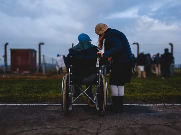 40 Solidarity Woman Helping Elderly